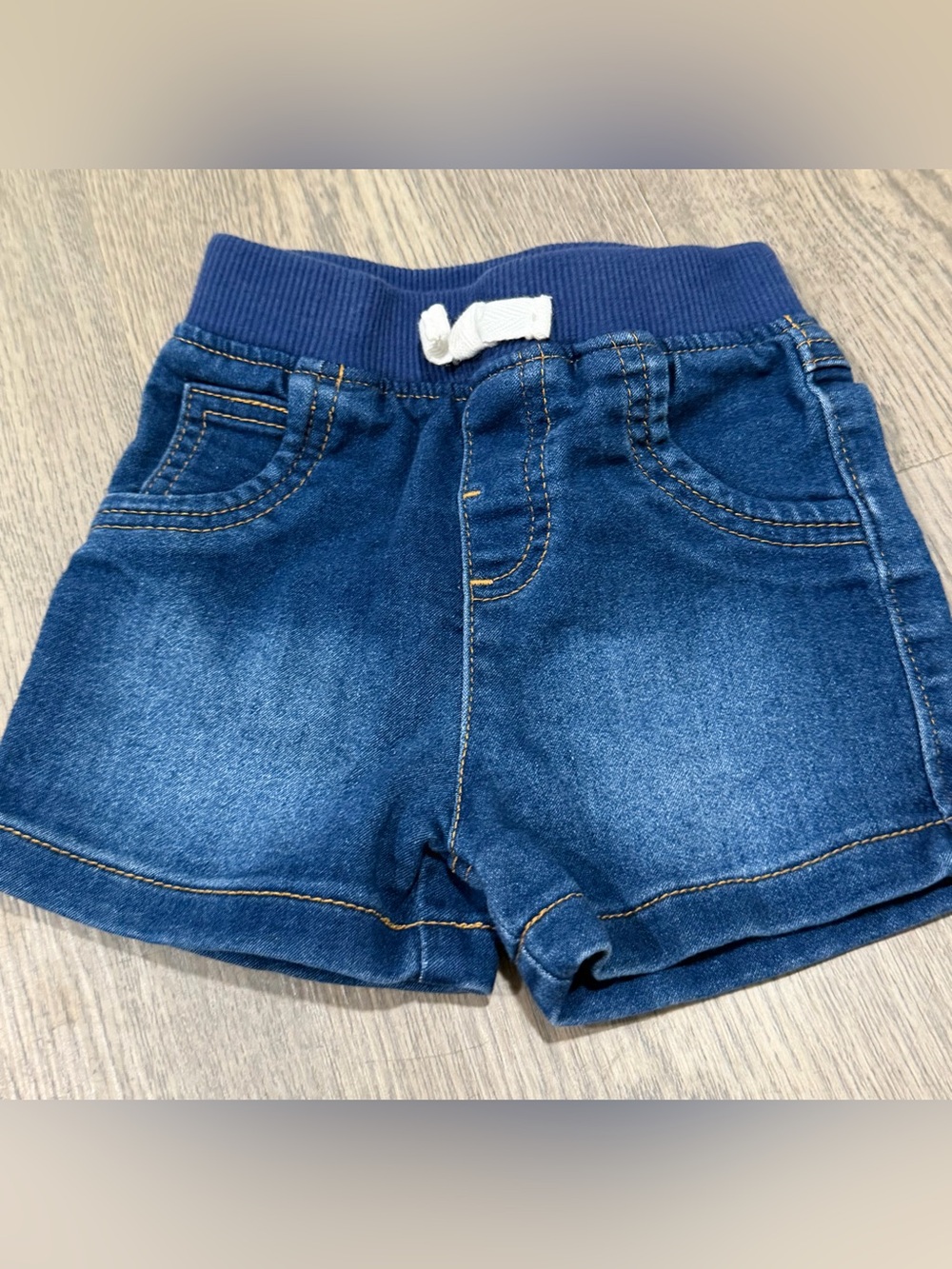 Cat & Jack Baby Boys' Jean Shorts Medium Denim Wash Size 12 Months